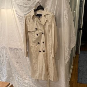 NWOT Banana Republic Beige Double-Breasted Trench Coat